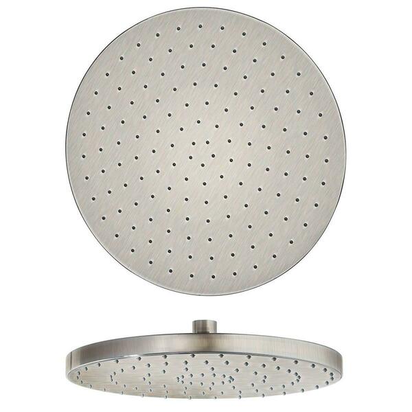 Latoscana Elba Round Brass Shower Head, Brushed Nickel 78PW75908